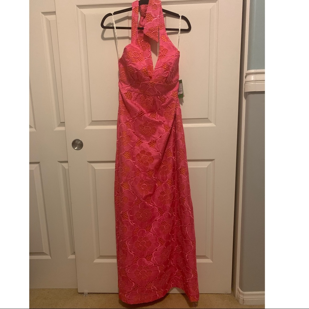 Lilly Pulitzer Viola Double or Nothing Eyelet Maxi